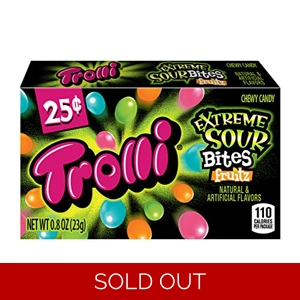 Trolli Extreme Sour Bites Fruitz - 23g Packet